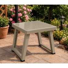 Poliwork Katlanır Çok Amaçlı Plastik Sehpa 49X39X37 cm Bahçe Balkon Kamp Piknik Masa