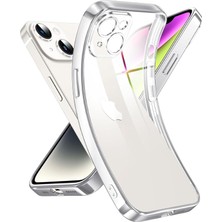 Store Apple iPhone 15 Kamera Korumalı Şeffaf Silikon Kılıf
