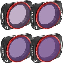 Store Osmo Pocket 3 Için 4 Paket Parlak Gün Quickswap Nd/pl Hibrid Filtre Kiti: Zahmetsiz Kurulum, Canlı Renk, Gimbal Uyumluluk