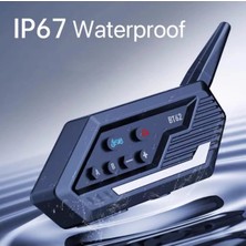 Store BT62 Motosiklet Kask Kulaklığı Bluetooth Intercom 2 Intercom Bağlantılı