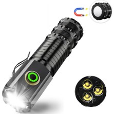 Store WS-3838 1500 Lümen Mıknatıslı USB Şarjlı El Feneri