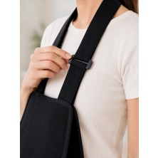 Store Kol Askısı Omuz Destekleyici Ayarlanabilir Taşıma Askısı Siyah