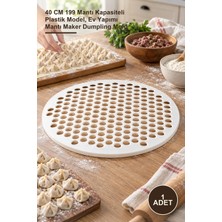 Yenilig 1 Adet Mega Mantı Kalıbı – 40 cm 199 Mantı Kapasiteli Plastik Model, Ev Yapımı Mantı Maker Dumpling Mold