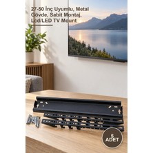 Yenilig 5 Adet Sabit Tv Duvar Askı Aparatı – 27-50 Inç Uyumlu, Metal Gövde, Sabit Montaj, Lcd/led Tv Mount