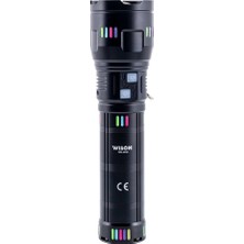 Store WS-1150 Uzun Menzilli 60 Watt 5500 Lümen Profesyonel Güçlü El Feneri