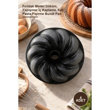 Yenilig 4 Adet Göbekli Kek Kalıbı – Fırıldak Model Döküm, Yapışmaz Iç Kaplama, Kek Pasta Pişirme Bundt Pan