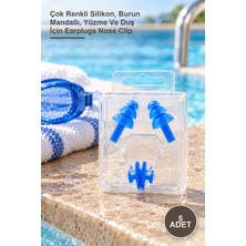 Yenilig 5 Adet Kulak Burun Tıkacı – Çok Renkli Silikon, Burun Mandallı, Yüzme ve Duş Için Earplugs Nose Clip
