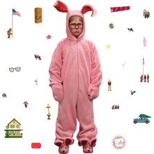 Store A Christmas Story Ralphie Bunny Suit Dev Duvar Çıkartmaları