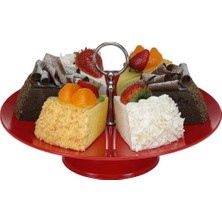 Store Gastronomi Teşhir Tepsisi Ayaklı Yuvarlak 30 cm Pc