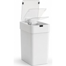 Store Otomatik Hareket Sensörlü Çöp Kovası, Banyo Çöp Kovası, Çocuk Odası Çöp Sepeti, Çöp Kutusu, (2 Adet 1.5 V Aa Pil, Piller Pakete Dahil Değildir) 9 Litre - 15X22X32 cm