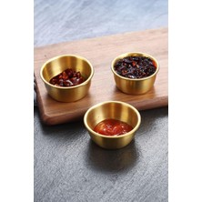 Store 3 Adet 304 Çelik 50 ml Mini Sosluk Kahvaltılık Ketçap Mayonez Sos Kabı MT164SR-3