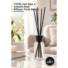 Yenilig 5 Adet Soft Cotton Bambu Çubuklu Oda Kokusu – 110 ml Cam Şişe, 4 Çubuklu Reed Diffuser, Ferah Notalar