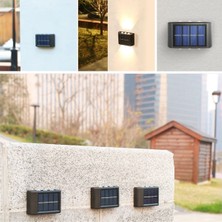 Store 6 Ledli Solar Güneş Enerjili Aplik Led, Dekoratif Duvar Monteli Gün Işığı LED