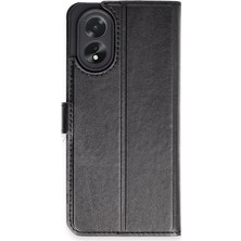 Store Oppo A38 Kılıf Trend S Plus Kapaklı Kılıf - Siyah