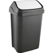 Store Sallanan Kapaklı Çöp Kutusu, 25 L, Swantje, Grafit Gri