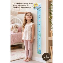 Yenilig 5 Adet Sevimli Deniz Kızı Boy Ölçüsü Sticker – Çocuk Odası Duvar Süsü, Kolay Yapıştırma, Iz Bırakmaz, Decal Height Chart