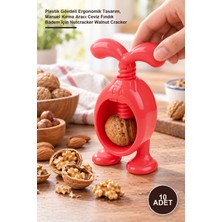 Yenilig 10 Adet Ceviz Kıracağı – Plastik Gövdeli Ergonomik Tasarım, Manuel Kırma Aracı Ceviz Fındık Badem Için Nutcracker Walnut Cracker