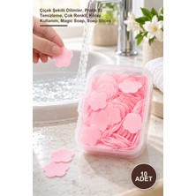 Yenilig 10 Adet Sihirli Sabun – Çiçek Şekilli Dilimler, Pratik El Temizleme, Çok Renkli, Kolay Kullanım, Magic Soap, Soap Slices