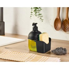 Store Süngerlik Bulaşık Deterjanı Süngerlik Cam Sabun Şişesi Mutfak Organizer Sıvı Sabunluk