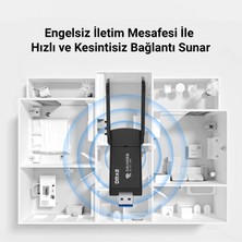 Store AD085 1300 Mbps Dual Band 5.8ghz USB Wireless Adaptör Wifi Alıcı Verici Access Point