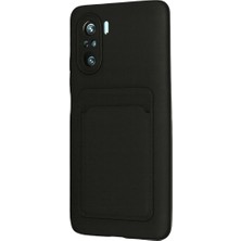 Yararlı Şeyler Xiaomi Poco F3 Kılıf Kelvin Kartvizitli Silikon - Siyah