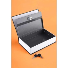 Store Gizli Kasa Ingilizce Sözlüğü Kitap Görünümlü Anahtarlı Gizli Mini Çelik Kasa Kilitli
