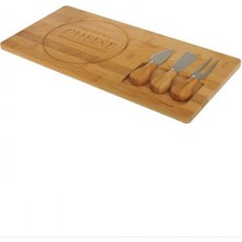 Pileli Store Bambu Peynir Sunum Tepsi Seti ROYALEKS-BLSPS3819