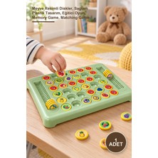 Yenilig 1 Adet Çocuklar Için Hafıza Eşleştirme Oyunu – Meyve Resimli Diskler, Sağlam Plastik Tasarım, Eğitici Oyun, Memory Game, Matching Game