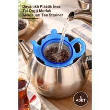 Yenilig 5 Adet Çaydanlık Şekilli Çay Süzgeci – Dayanıklı Plastik Ince Tel Örgü Mutfak Aksesuarı Tea Strainer