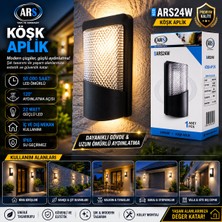 Store IP66 50.000 Saat LED Ömrü 22W Köşk LED Aplik Duvar Lambası ARS-348955