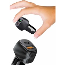 Store Type-C Girişli Araba Çakmaklık Şarj Cihazı 38W Oto Çakmaklık