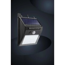 Store Bahçe Aydınlatma Sensörlü Güneş Enerjili Duvar Lambası 40 LED Işık