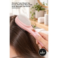 Yenilig 2 Adet Saç Masaj Tarağı – Otomatik Tuşlu Masajlı Saç Fırçası, Kafa Derisi Masaj Aleti, Scalp Massager, Hair Brush