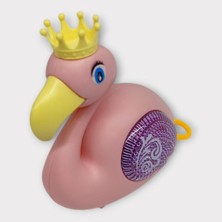 Kurmalı Işıklı Sevimli Flamingo - Pembe (Lisinya)