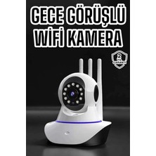 Pileli Store Ev Kamerası Wifi Kamerası Video Kayıt Çift Yönlü Hareket Sensörü Bebek