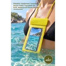 Yenilig 1 Adet Batmaz Su Geçirmez Telefon Kılıfı – Köpüklü Yüzdürmeli Tasarım, Boyun Askılı Taşınabilir Su Kılıfı, Waterproof Phone Pouch