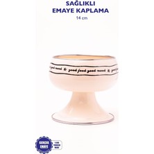 Store Mood Emaye Meyvelik-Ayaklı Kase 14CM (Orta Boy)