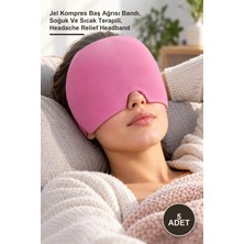 Yenilig 5 Adet Rahatlatıcı Jel Kafa Bandı – Jel Kompres Baş Ağrısı Bandı, Soğuk ve Sıcak Terapili, Headache Relief Headband