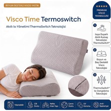 Store Visco Time Thermoswitch Boyun Destekli Ortopedik Visco Yastık 50X32 cm