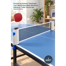Yenilig 1 Adet Açılır Kapanır Masa Tenisi Filesi – Portatif Ağ Sistemi Teleskopik Yaylı Mekanizma Masa Kenarına Sabitlenir Table Tennis Net