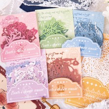 60 Adet Karalama Defteri Kağıdı Retro Içi Boş Scrapbooking Kağıdı, Günlük Malzemeleri Için, Dekoratif El Işi Kağıdı, Önemsiz Dergiler Için (Bahewuqu)