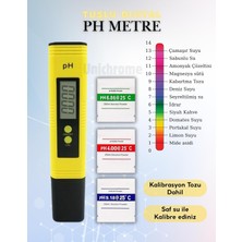 Store Dijital Ph Metre Su Sıvı Akvaryum Ph Ölçer Kalibrasyon