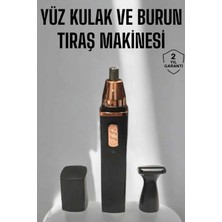 Pileli Store Tıraş Makinesi Kulak Burun ve Yüz Temizleyici Şarjlı Mini