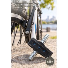 Yenilig 5 Adet Bisiklet Fren Pabucu – V-Fren Uyumlu Kauçuk ve Metal Alaşımlı Tasarım, Islak ve Kuru Zeminde Etkili, Sessiz Çalışma, V-Brake Pad Brake Shoe