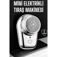 Pileli Store Seyahat Tipi Tıraş Makinesi Taşınabilir Kablosuz Mini Paslanmaz Çelik
