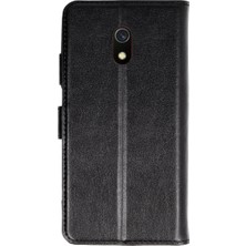 Khi-Zai Xiaomi Redmi A8 Trend S Plus Kapaklı Kılıf - Siyah