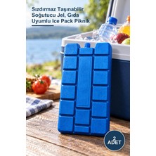 Yenilig 2 Adet Plastik Buz Aküsü – Sızdırmaz Taşınabilir Soğutucu Jel, Gıda Uyumlu Ice Pack Piknik