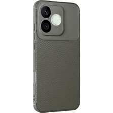 Khi-Zai Huawei Honor 600 Lite Auto Focus Karbon Kapak - Gri