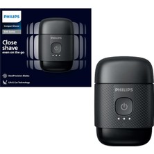 Philips 500 Serisi Taşınabilir Elektrikli Kompakt Islak/kuru Tıraş Makinesi, 3 Yönlü Başlık, 40 Daki