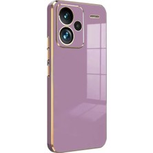 Khi-Zai Xiaomi Redmi Note 13 Pro Plus Kılıf Volet Silikon - Mor
